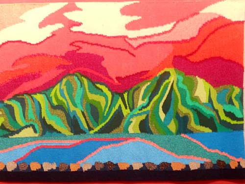 Emerald Mountain Weaving Janice Kimball Studio Ajijic